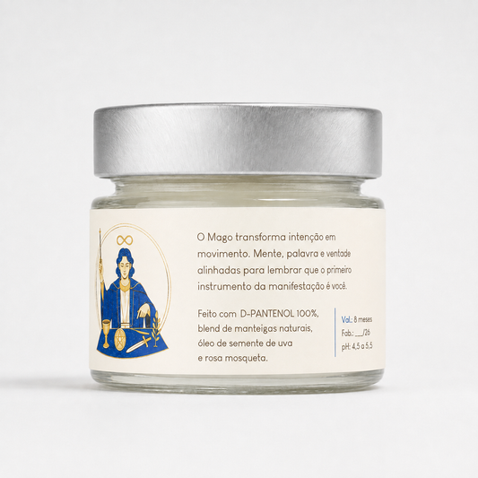 Manteiga Corporal Hidratante - O Mago: Direcione sua energia. Crie sua realidade.