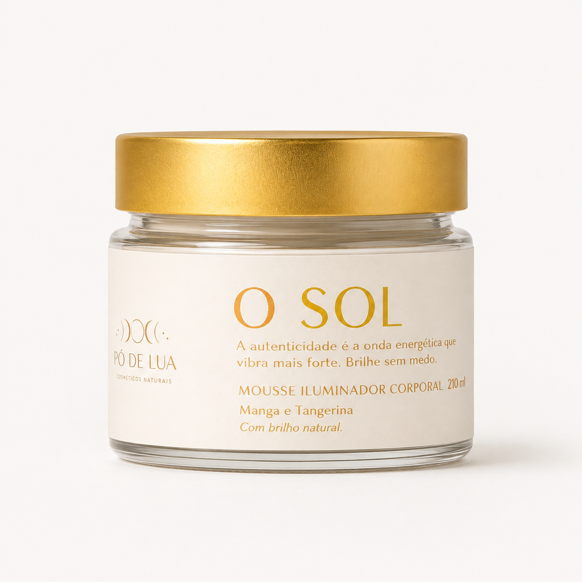 Mousse Iluminador Corporal - O Sol: a autenticidade é a onda que vibra mais forte.