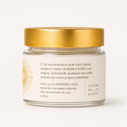 Mousse Iluminador Corporal - O Sol: a autenticidade é a onda que vibra mais forte.